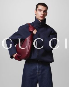 Gucci men's fall winter 2024 campaign via 360 MAGAZINE. 