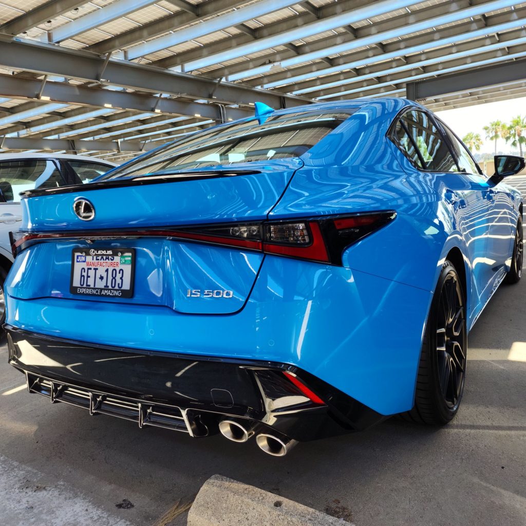 2024 LEXUS IS 500 F SPORT story and photos by Vaughn Lowery via 360 MAGAZINE. 