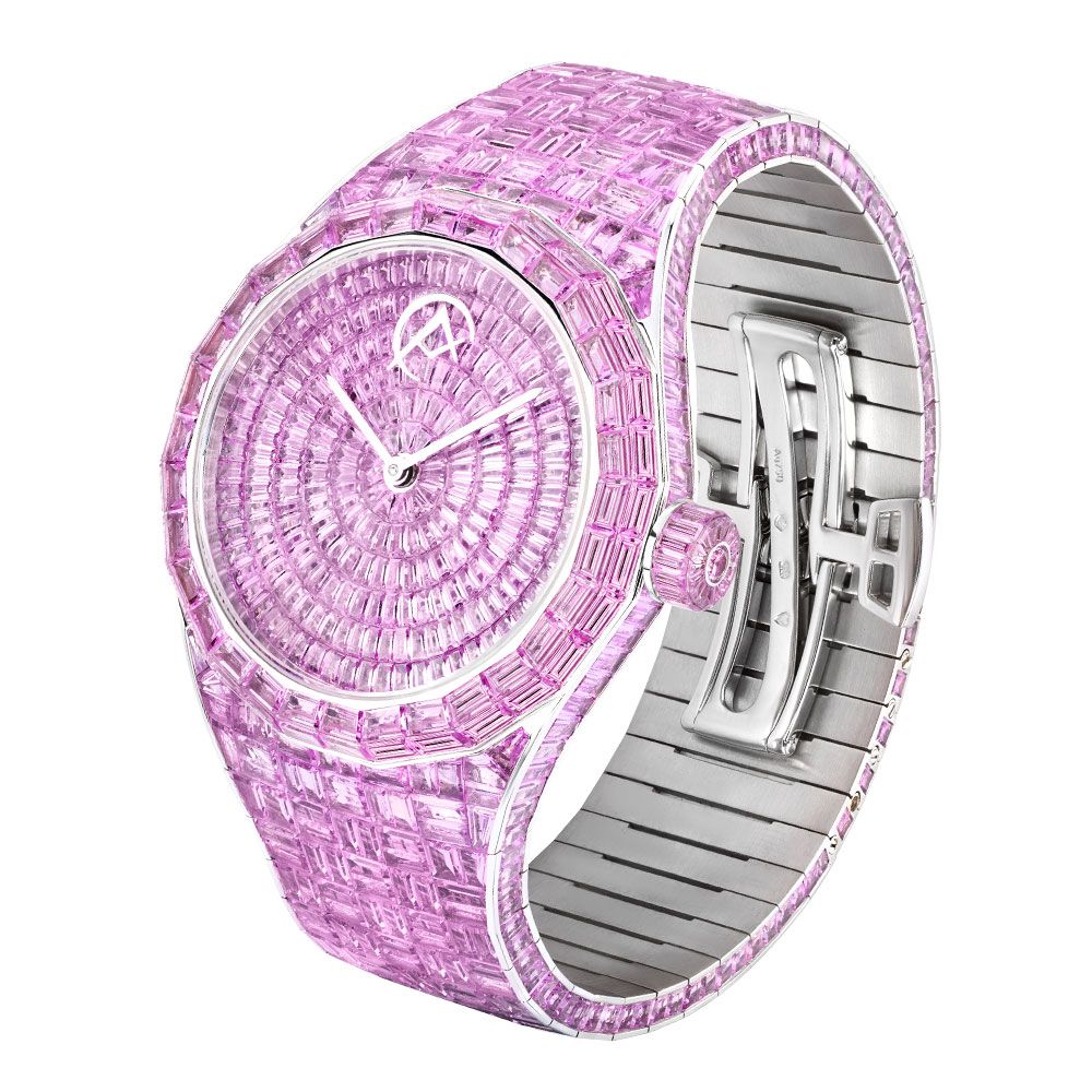 Avi and Co pink diamond watch via 360 magazine. 