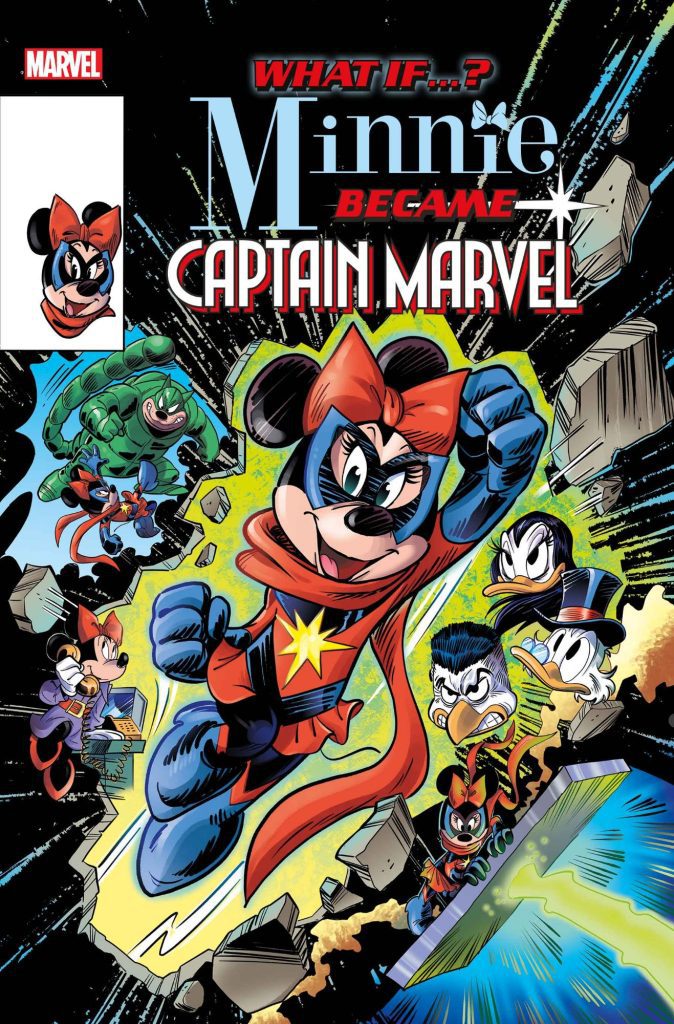 MINNIE MOUSE became Captain Marvel via 360 MAGAZINE. 