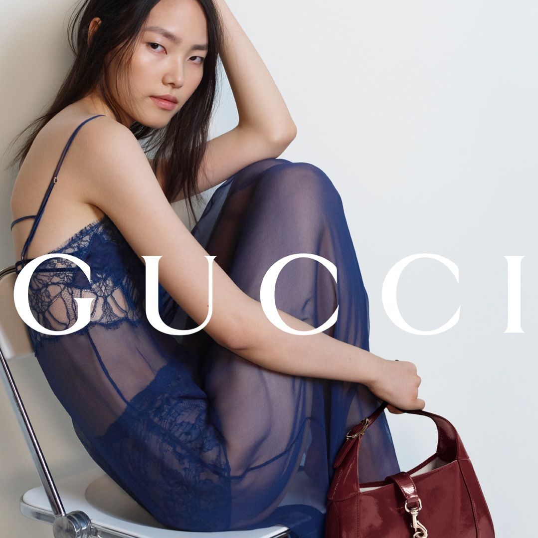 Gucci fw24 women's campaign via 360 Magazine. 