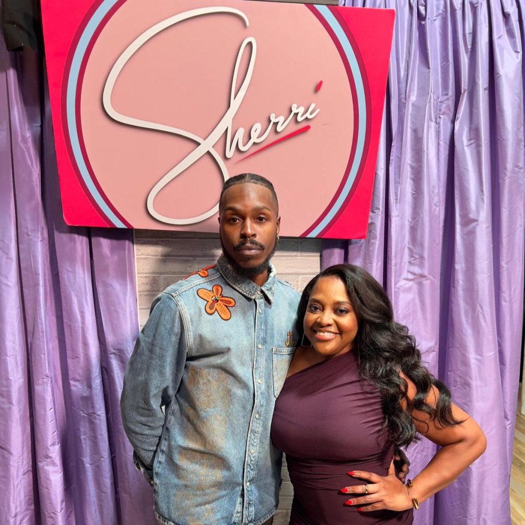 Armon Hayes attends The Sherri Shepherd Show via 360 Magazine. 