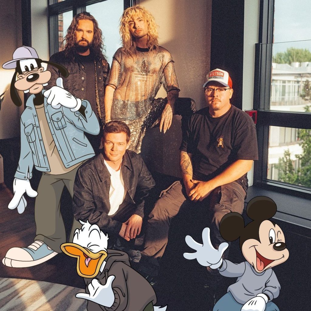 Disney and Tokio Hotel via 360 Magazine. 