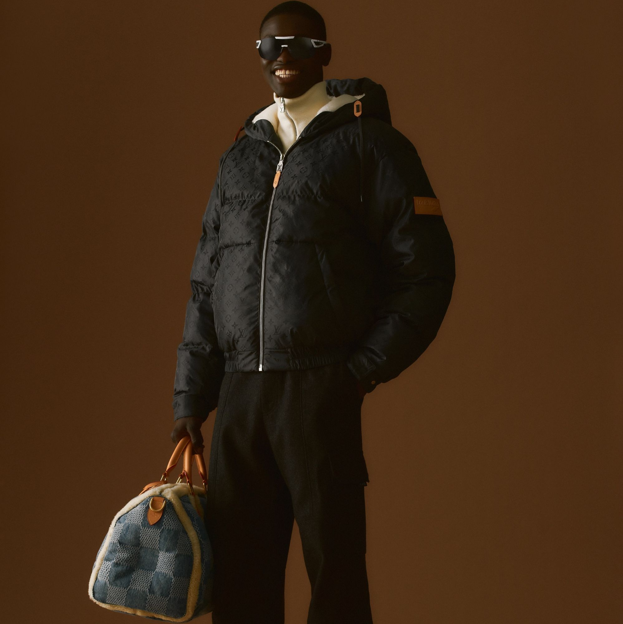 Pharrell Williams Louis Vuitton Men’s Ski Collection via 360 MAGAZINE. 