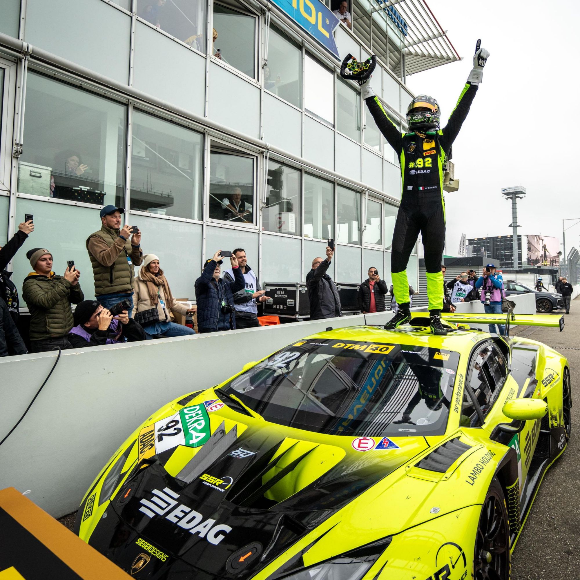 Lamborghini creates history as Bortolotti clinches DTM title in Hockenheim season finale  via 360 MAGAZINE. 