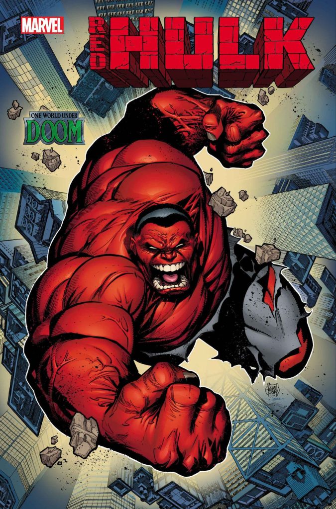 Marvel's Red Hulk cover via 360 MAGAZINE. 