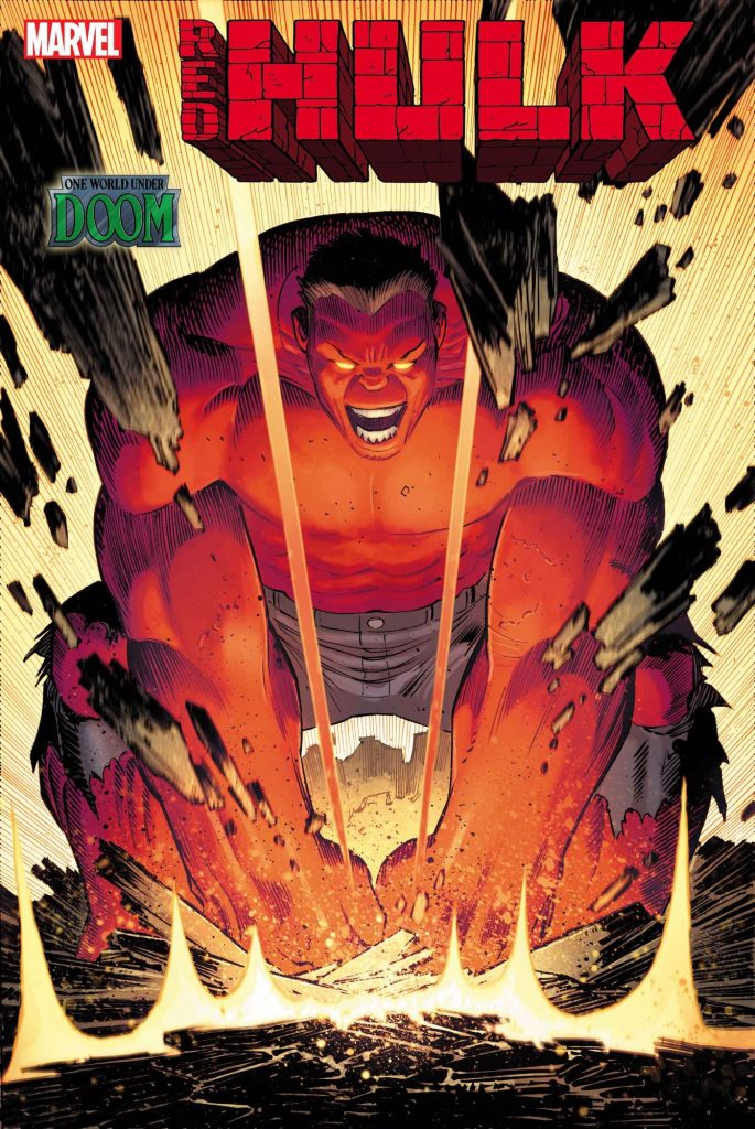 Marvel's Red Hulk cover via 360 MAGAZINE. 