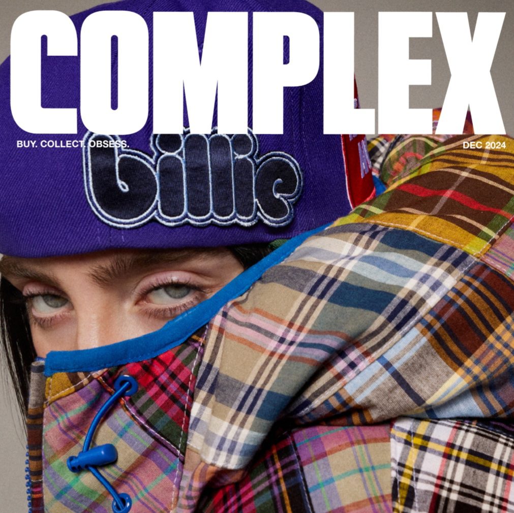 Billie Eilish and Complex magazine cover via 360 Magazine.