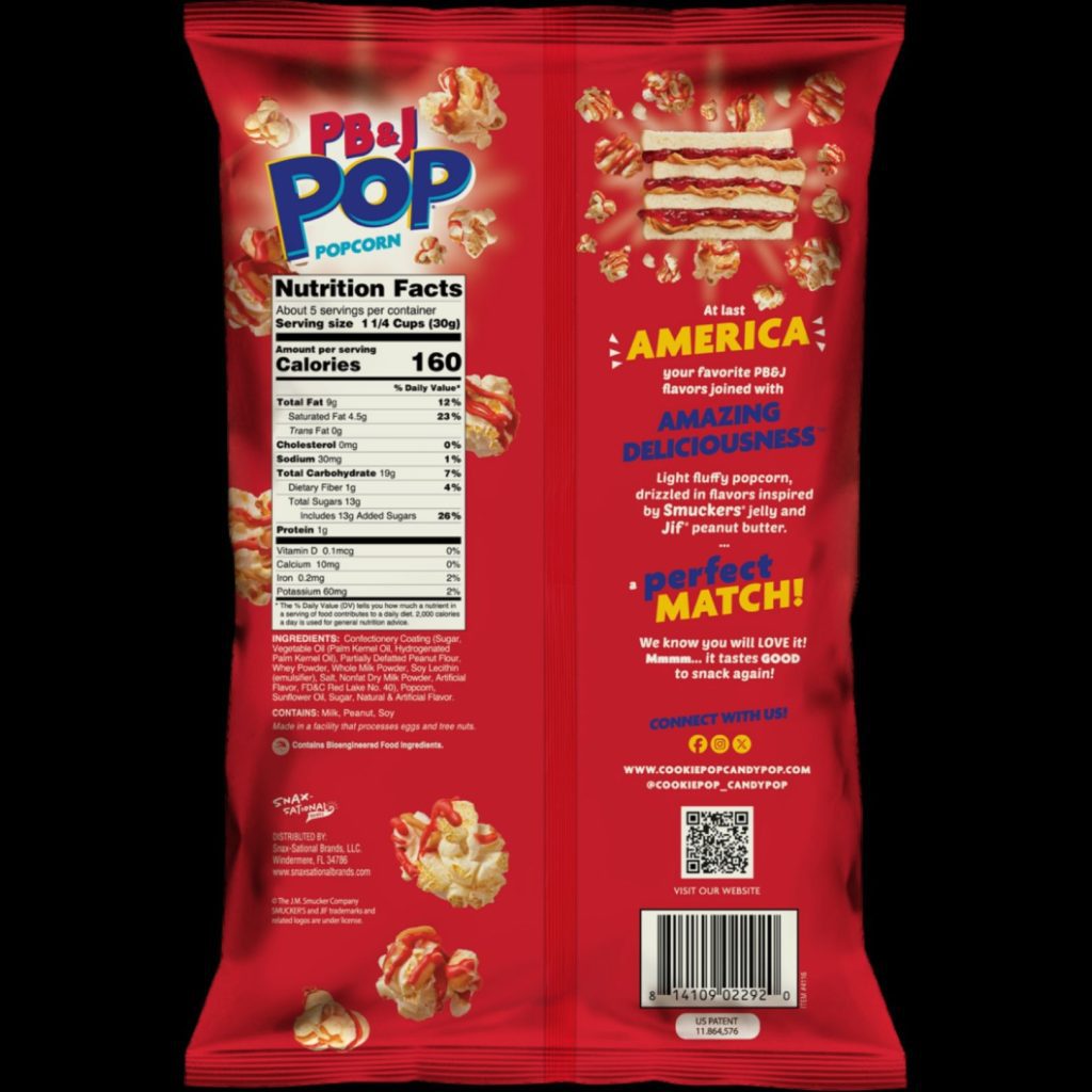 PB&J POP Hits Shelves at Costco and Retailers Nationwide via 360 MAGAZINE. 