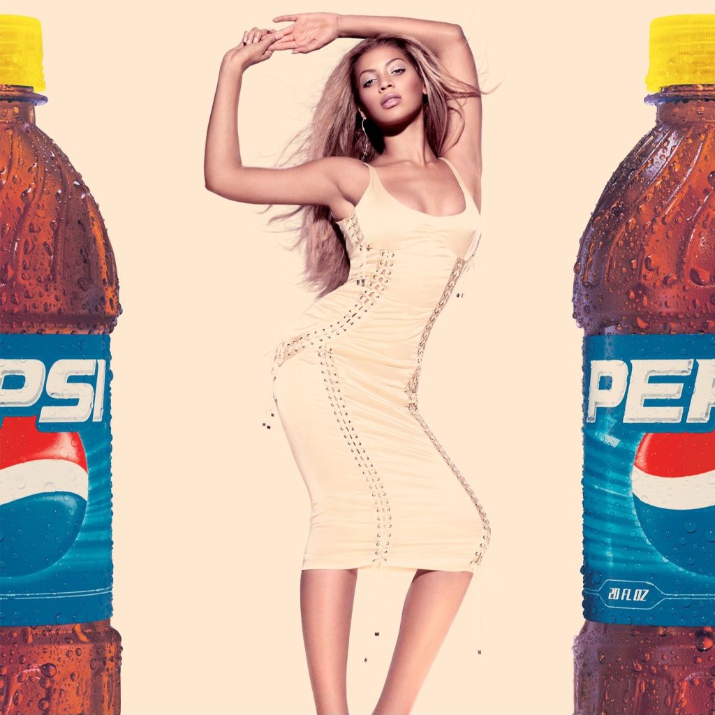 Beyoncé and Pepsi captured by Markus Klinko via 360 MAGAZINE.