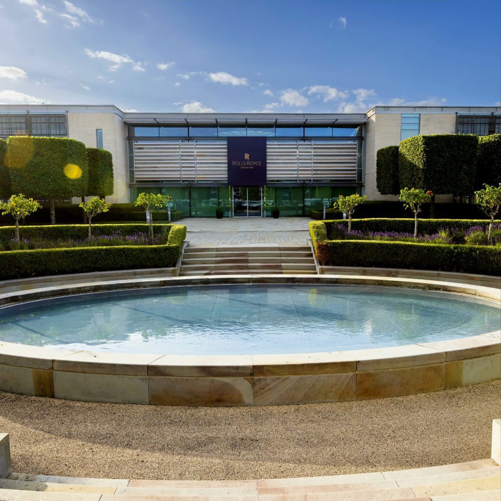 Rolls-Royce headquarters in Goodwood via 360 Magazine. 