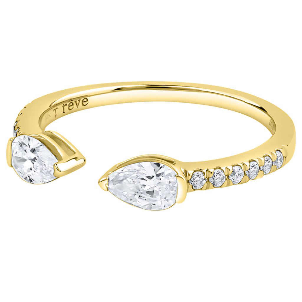 2-stone diamond band by Helzberg via 360 MAGAZINE. 