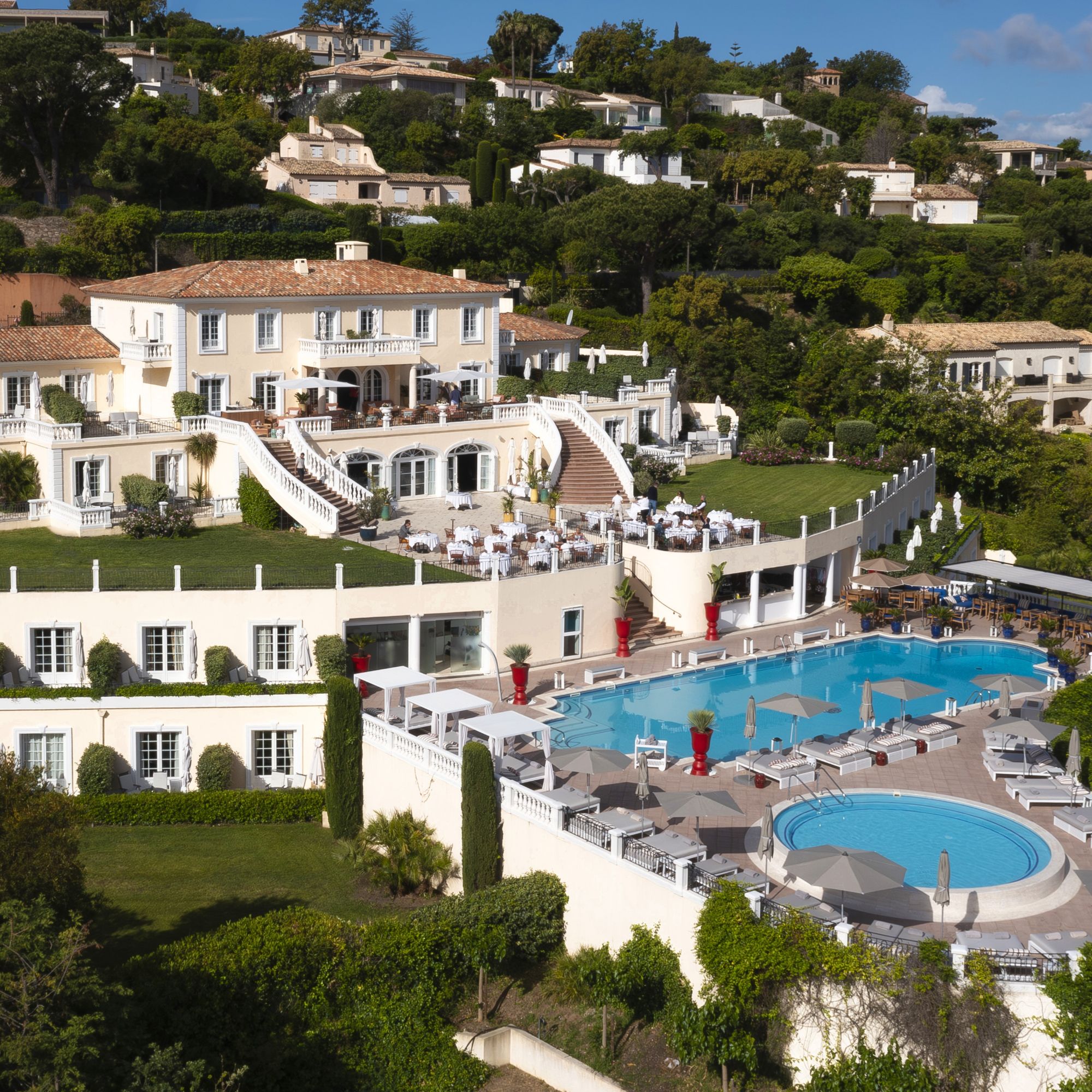 Althoff Villa Belrose in St. Tropez via 360 MAGAZINE.